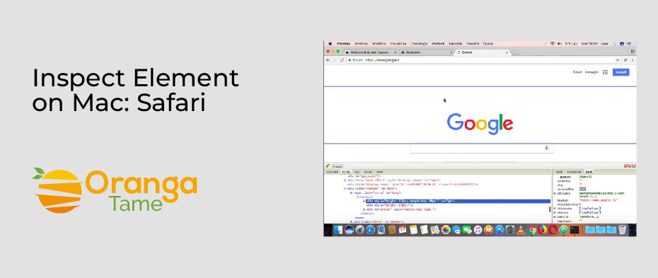 how to inspect element on mac