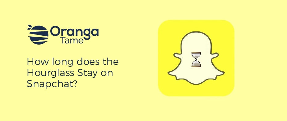 what does the hourglass on snapchat mean
